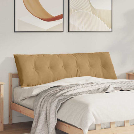 Ryggkudde Brun 160 x 50 cm Kordread tyg