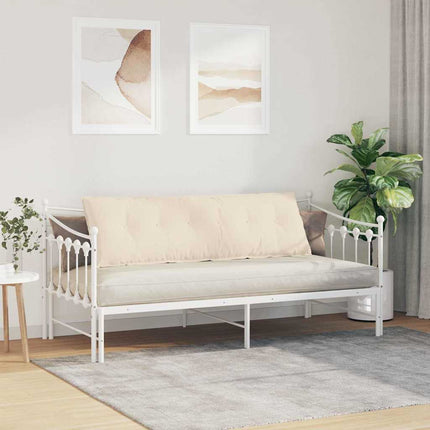 Ryggkudde Beige 160 x 50 cm Mikrofiber Tyg