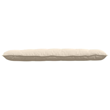 Ryggkudde Beige 160 x 50 cm Mikrofiber Tyg