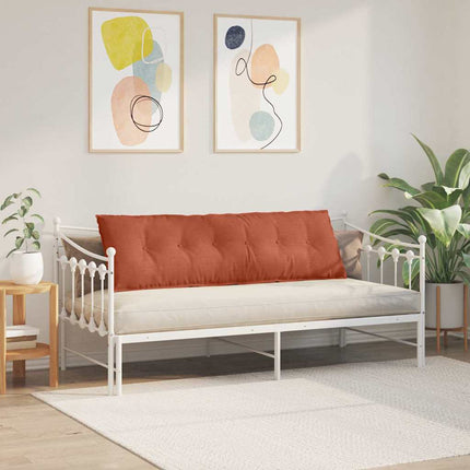 Ryggkudde Röd orange 160 x 50 cm Kordread tyg
