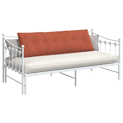 Ryggkudde Röd orange 160 x 50 cm Kordread tyg