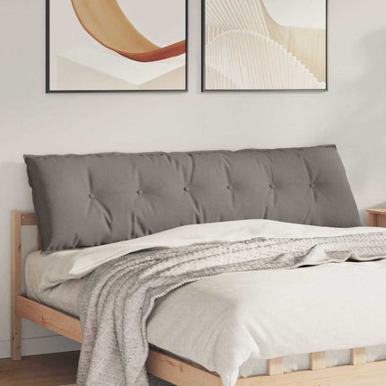 Ryggkudde Taupe 180 x 19 x 50 cm tyg