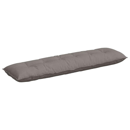 Ryggkudde Taupe 180 x 19 x 50 cm tyg