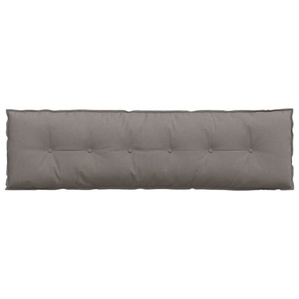 Ryggkudde Taupe 180 x 19 x 50 cm tyg
