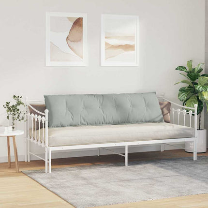 Ryggkudde Ljusgrå 180 x 50 cm Kordread tyg