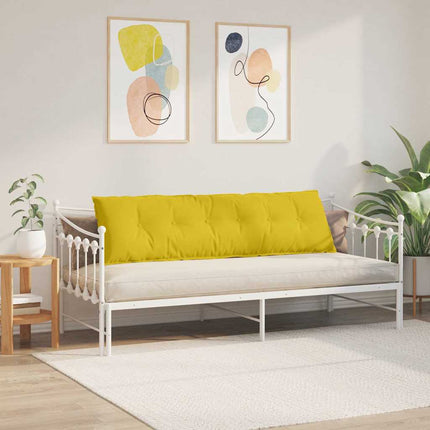 Ryggkudde Gul 180 x 50 cm Kordread tyg
