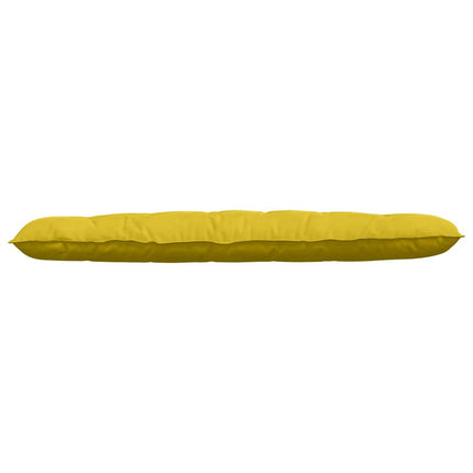 Ryggkudde Gul 180 x 50 cm Kordread tyg