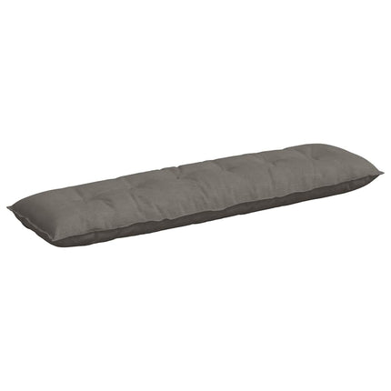 Ryggkudde Ljusgrå 180 x 50 cm Kordread tyg