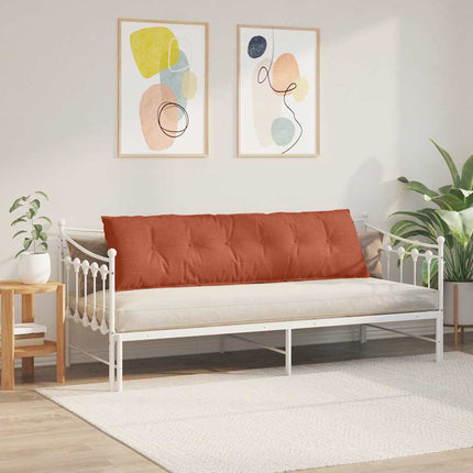 Ryggkudde Röd orange 180 x 50 cm Kordread tyg