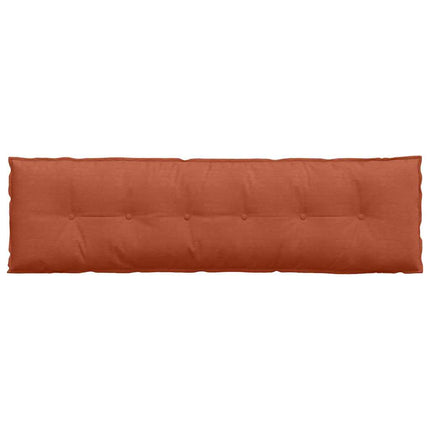 Ryggkudde Röd orange 180 x 50 cm Kordread tyg