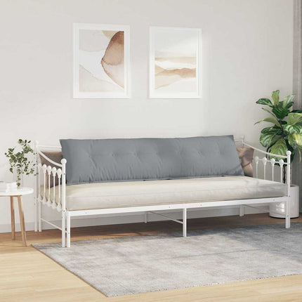 Ryggkudde Ljusgrå 200 x 19 x 50 cm tyg