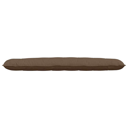 Ryggkudde Brun 200 x 19 x 50 cm tyg