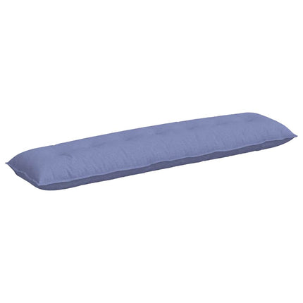 Ryggkudde Jeansblå 200 x 19 x 50 cm tyg
