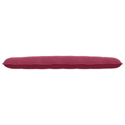 Ryggkudde Vinröd 200 x 50 cm Kordread tyg