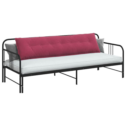 Ryggkudde Vinröd 200 x 50 cm Kordread tyg