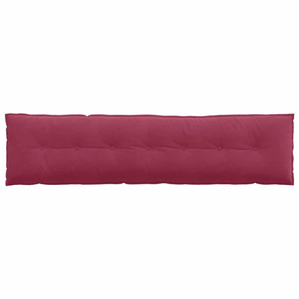 Ryggkudde Vinröd 200 x 50 cm Kordread tyg