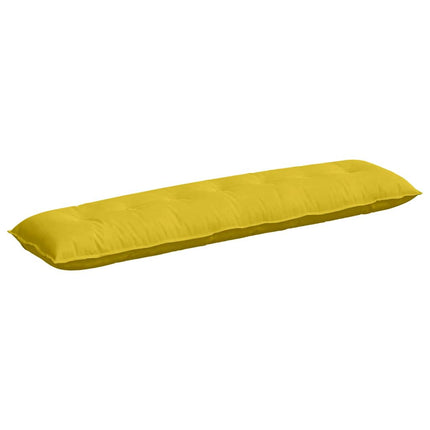 Ryggkudde Gul 200 x 50 cm Kordread tyg