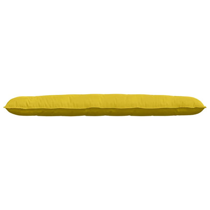 Ryggkudde Gul 200 x 50 cm Kordread tyg