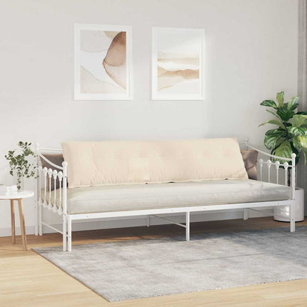 Ryggkudde Beige 200 x 50 cm Mikrofiber Tyg