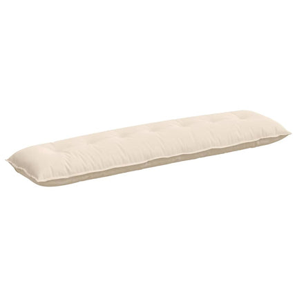 Ryggkudde Beige 200 x 50 cm Mikrofiber Tyg