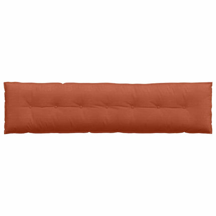 Ryggkudde Röd orange 200 x 50 cm Kordread tyg