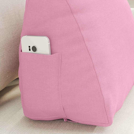 Ryggkudde Rosa 45 x 20 x 35 cm tyg