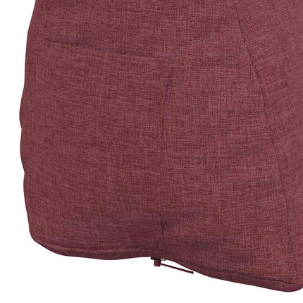 Ryggkudde Vinröd 60 x 20 x 50 cm tyg