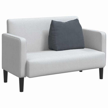 Ryggkudde Mörkgrå 60 x 20 x 50 cm Kordread tyg