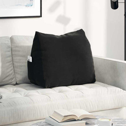 Ryggkudde Svart 60 x 20 x 50 cm Kordread tyg