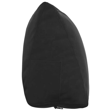 Ryggkudde Svart 60 x 20 x 50 cm Kordread tyg