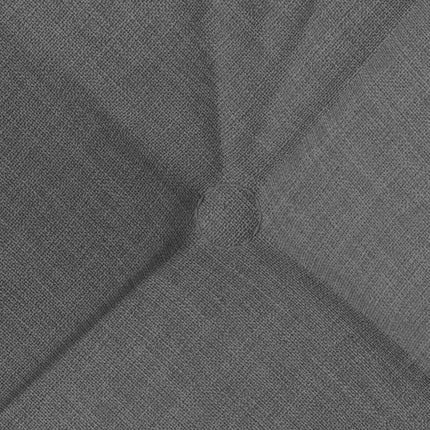 Sittkuddar 4 pcs Mörkgrå 40 x 40 x 12 cm tyg