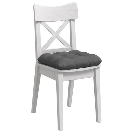Sittkuddar 4 pcs Mörkgrå 40 x 40 x 12 cm tyg