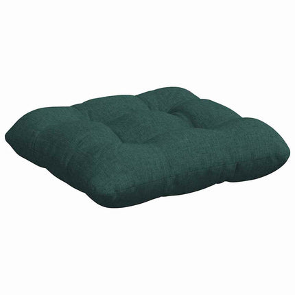 Sittkuddar 4 pcs Mörkgrön 40 x 40 x 12 cm tyg