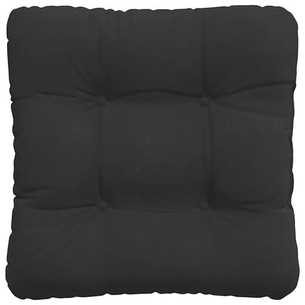 Sittkuddar 4 pcs Svart 40 x 40 cm Mikrofiber Tyg