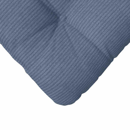 Sittkuddar 4 pcs Blå 40 x 40 cm Kordread tyg