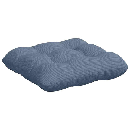 Sittkuddar 4 pcs Blå 40 x 40 cm Kordread tyg