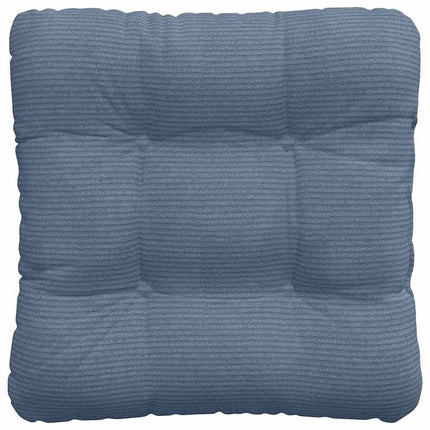 Sittkuddar 4 pcs Blå 40 x 40 cm Kordread tyg