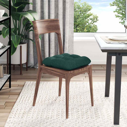 Sittkuddar 4 pcs Mörkgrön 45 x 45 x 12 cm tyg