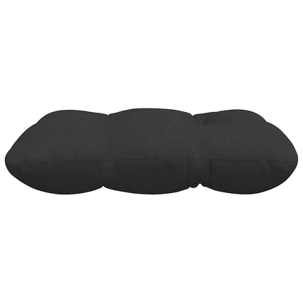 Sittkuddar 4 pcs Svart 45 x 45 cm Mikrofiber Tyg