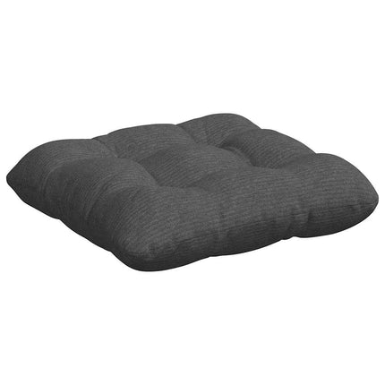 Sittkuddar 4 st Kordread tyg Mörkgrå 45 x 45 cm