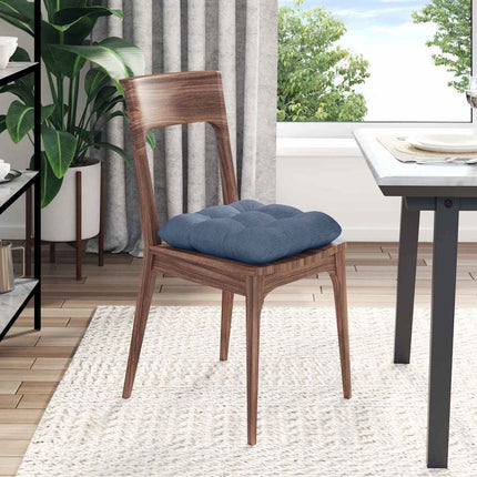 Sittkuddar 4 pcs Blå 45 x 45 cm Kordread tyg