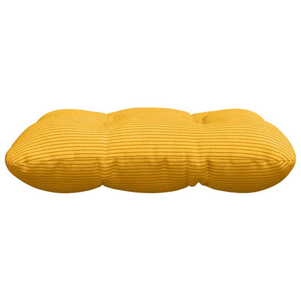 Sittkuddar 4 pcs Ljusgul 45 x 45 cm Kordread tyg
