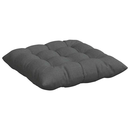 Sittkuddar 4 pcs Mörkgrå 40 x 40 x 6 cm tyg