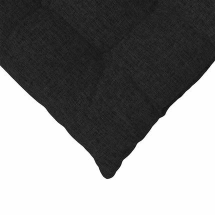 Sittkuddar 4 pcs Svart 40 x 40 x 6 cm tyg