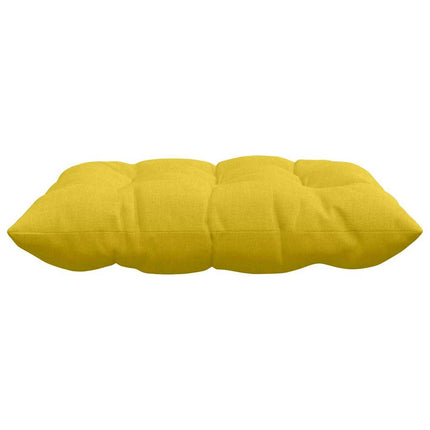 Sittkuddar 4 pcs Ljusgul 40 x 40 x 6 cm tyg
