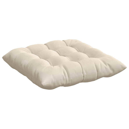 Sittkuddar 4 st Mikrofiber Beige 40 x 40 x 6 cm