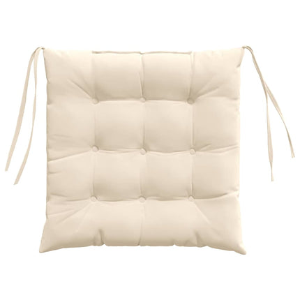 Sittkuddar 4 pcs Beige 40 x 40 x 6 cm Mikrofiber