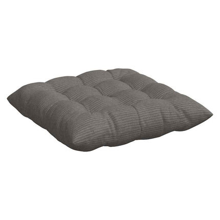 Sittkuddar 4 pcs Ljusgrå 40 x 40 x 6 cm Kordread tyg
