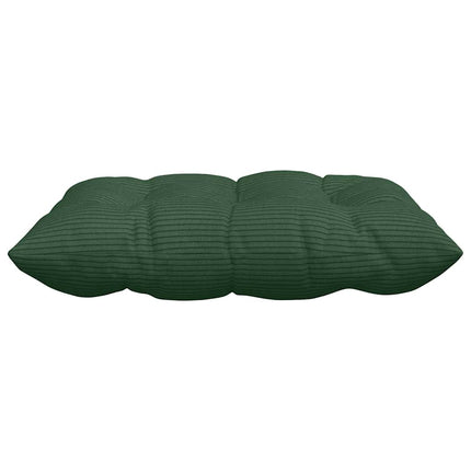 Sittkuddar 4 pcs Mörkgrön 40 x 40 x 6 cm Kordread tyg