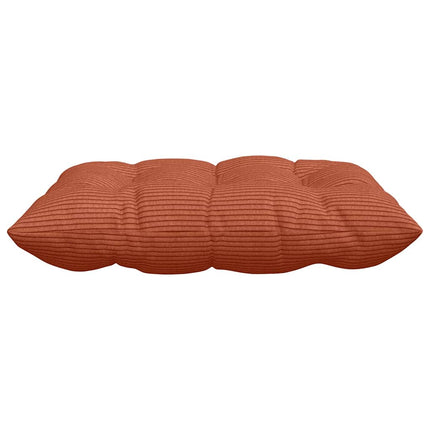 Sittkuddar 4 pcs Röd orange 40 x 40 x 6 cm Kordread tyg